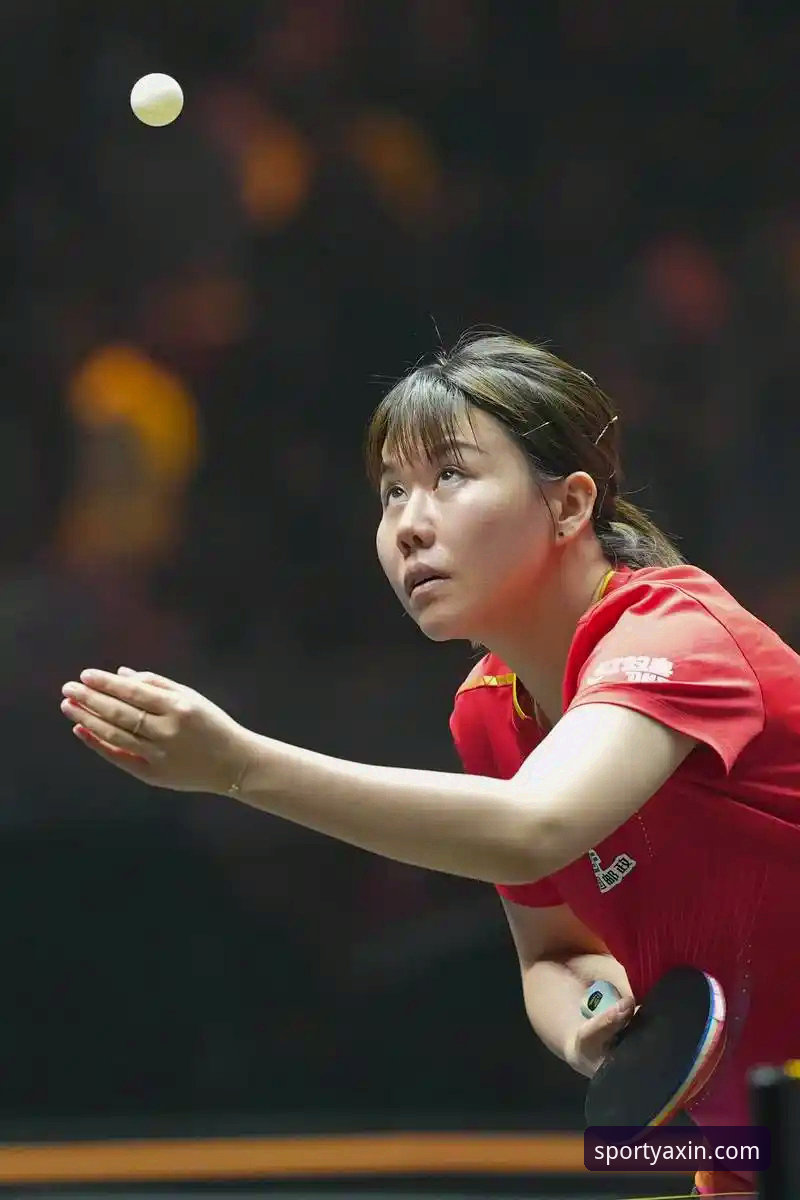 中国女乒世乒赛开门红：陈幸同首秀实战技巧全解析